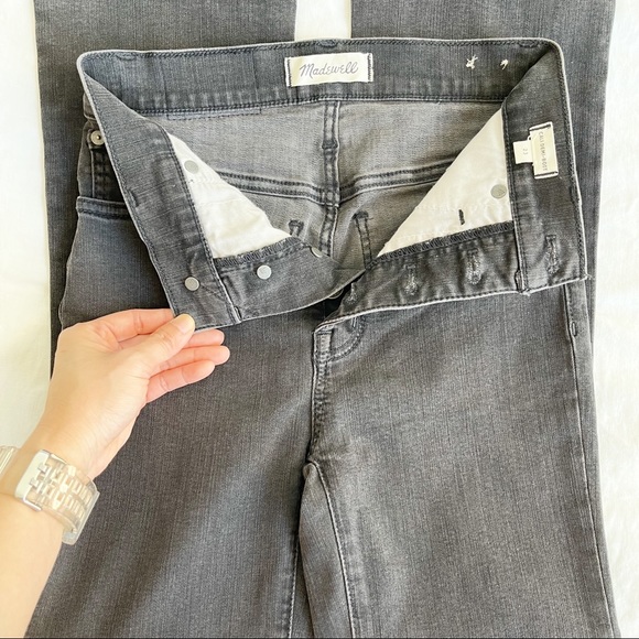 Madewell Cali Demi-Boot Jeans in Bellspring Wash: Button-Front Edition Size 23 - Picture 13 of 17